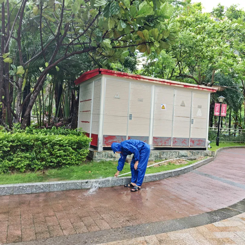 台风"蝴蝶"防御战|百雀物业人的72小时守护日记